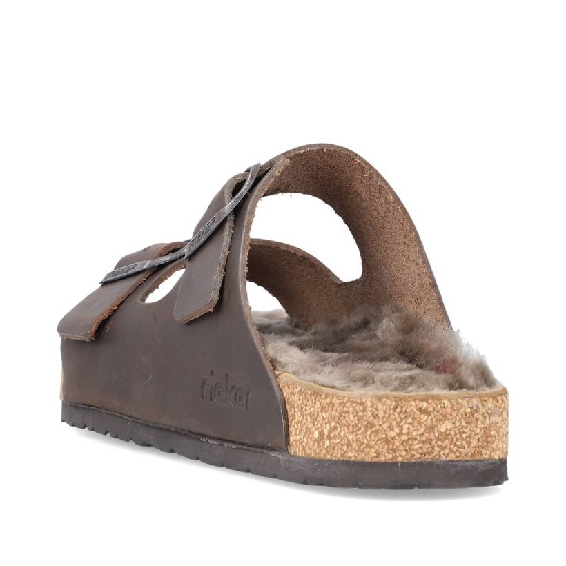 Rieker Artikelnummer 22194-25 Rieker Herren Pantoletten Kastanienbraun