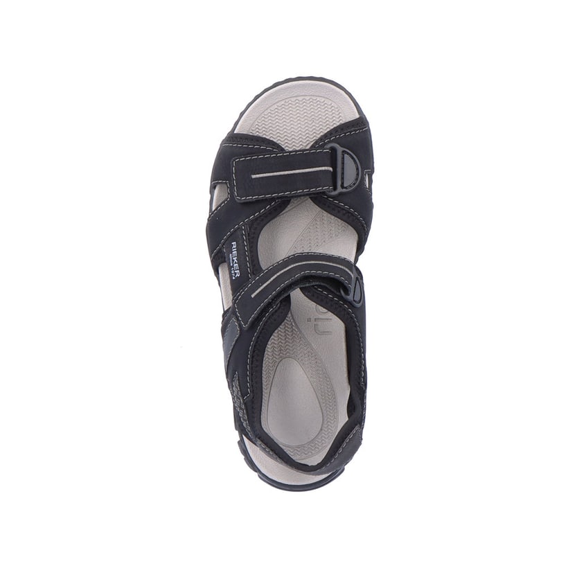 Rieker Artikelnummer 22750-00 Rieker Herren Trekkingsandalen Tiefschwarz