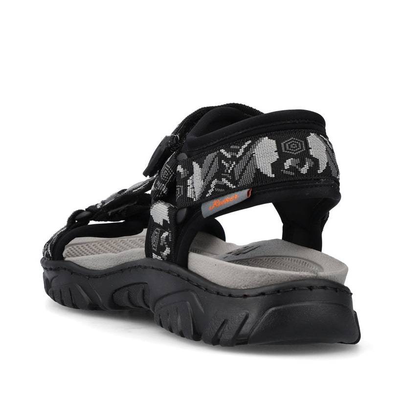 Rieker Artikelnummer 22770-00 Rieker Herren Trekkingsandalen Asphaltschwarz-grau
