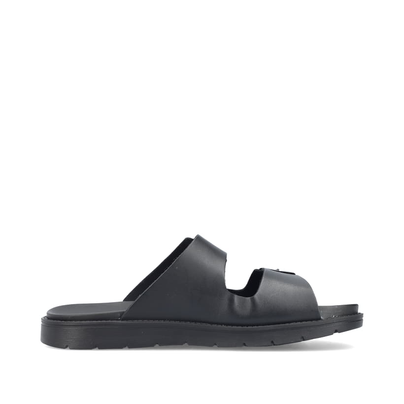 Rieker Artikelnummer 24290-00 Rieker Herren Pantoletten Tiefschwarz