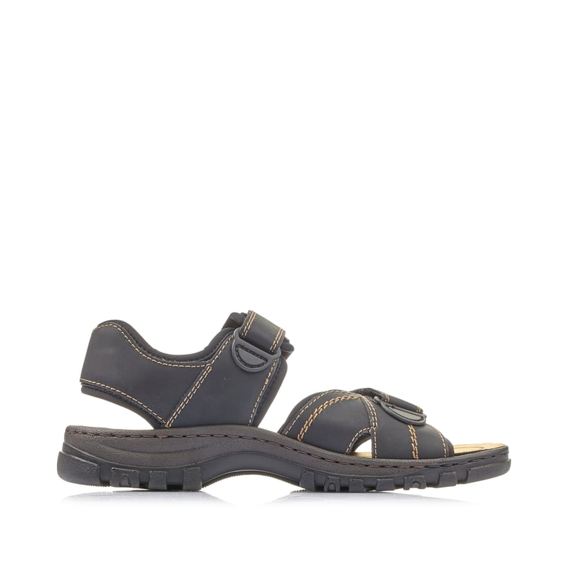 Rieker Artikelnummer 25051-01 Rieker Herren Trekkingsandalen Graphitschwarz