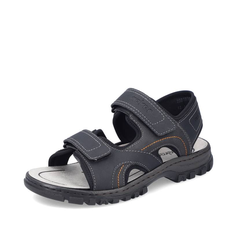 Rieker Artikelnummer 25053-00 Rieker Herren Trekkingsandalen Mitternachtsschwarz