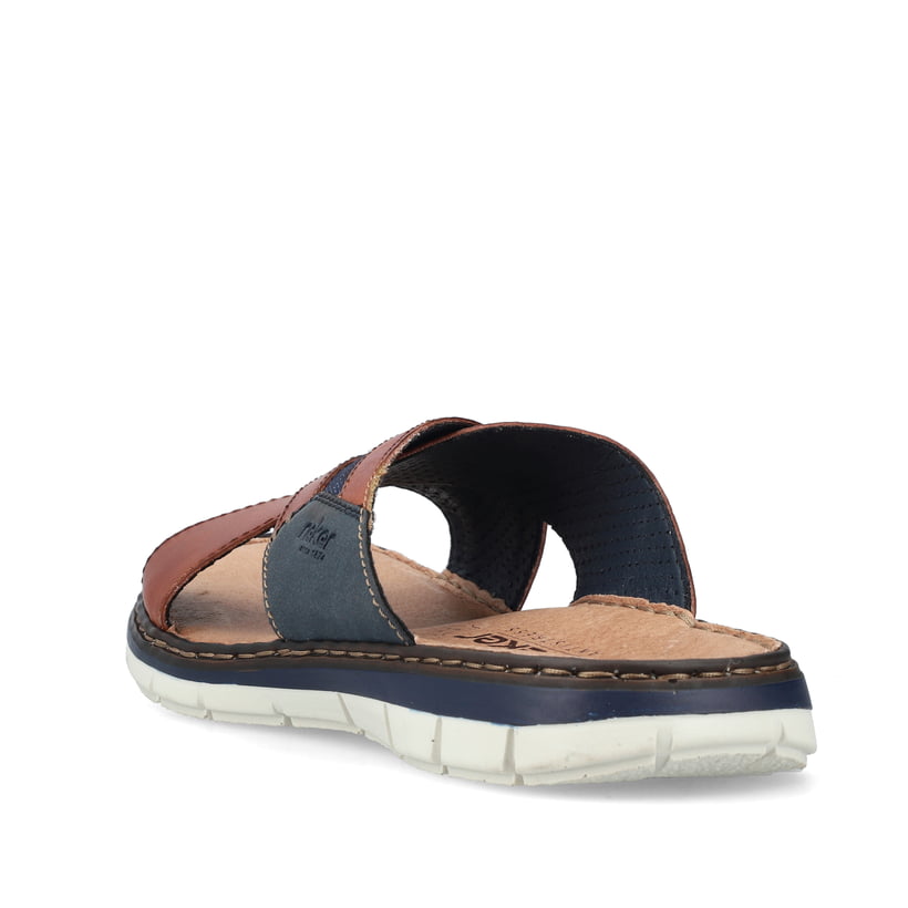 Rieker Artikelnummer 25186-24 Rieker Herren Pantoletten Kastanienbraun