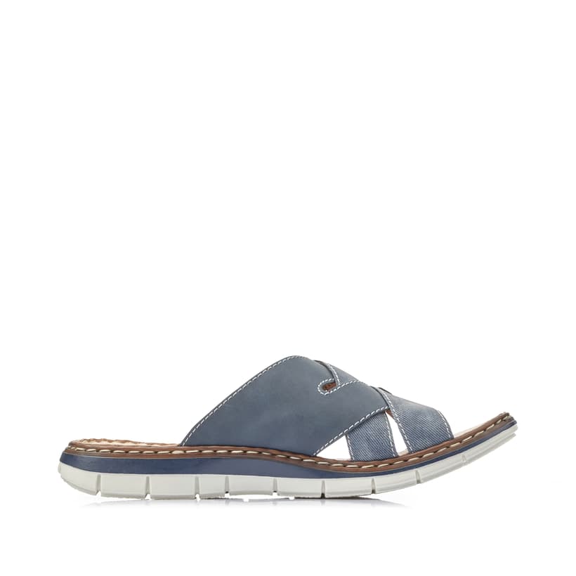 Rieker Artikelnummer 25199-14 Rieker Herren Pantoletten Marineblau