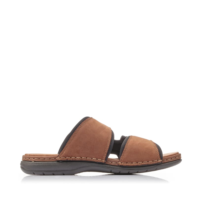 Rieker Artikelnummer 25559-25 Rieker Herren Pantoletten Nussbraun