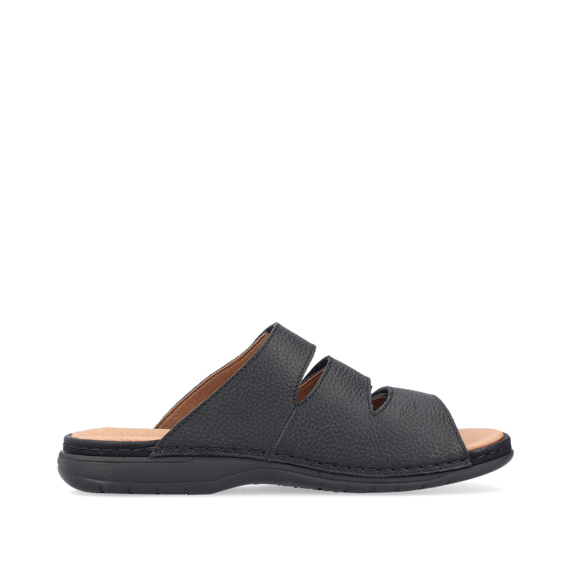 Rieker Artikelnummer 25569-00 Rieker Herren Pantoletten Schwarzgrau