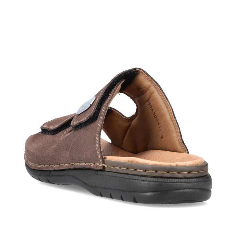 Rieker Artikelnummer 25590-25 Rieker Herren Pantoletten Schwarzbraun