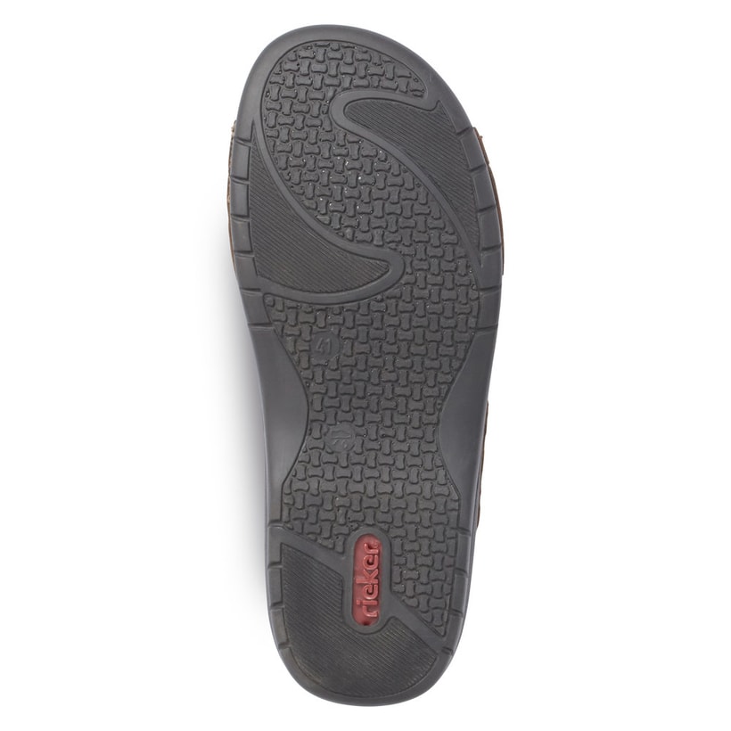 Rieker Artikelnummer 25592-25 Rieker Herren Pantoletten Nougatbraun