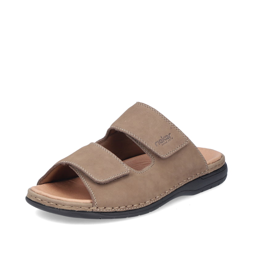 Rieker Artikelnummer 25594-25 Rieker Herren Pantoletten Champagner