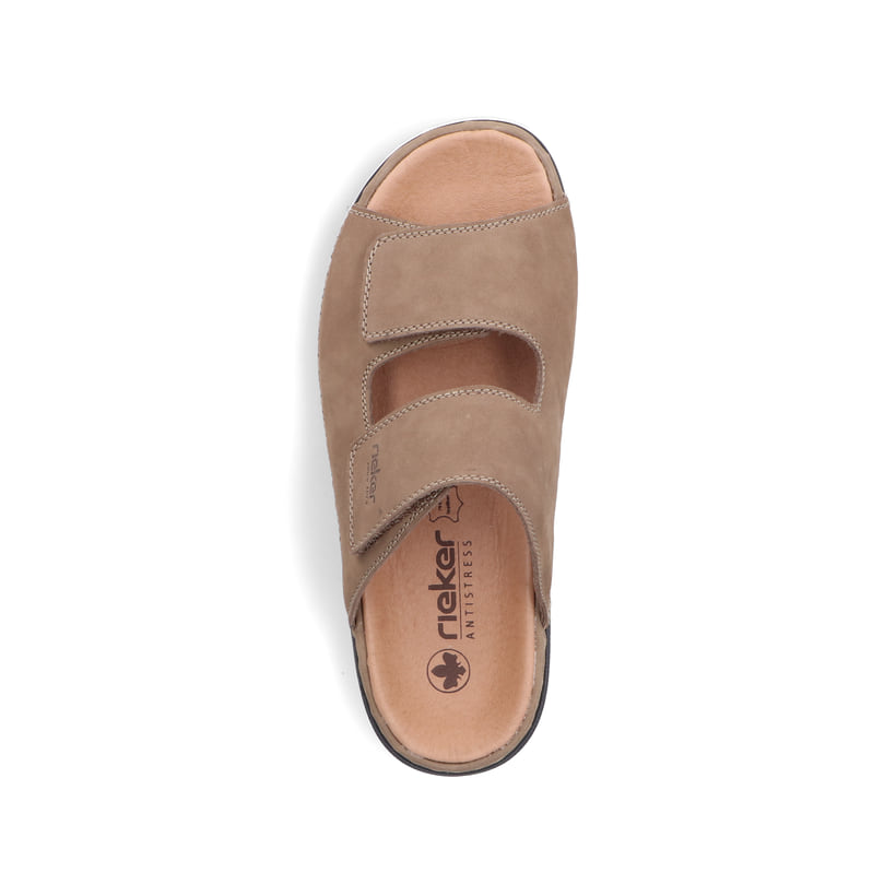 Rieker Artikelnummer 25594-25 Rieker Herren Pantoletten Champagner
