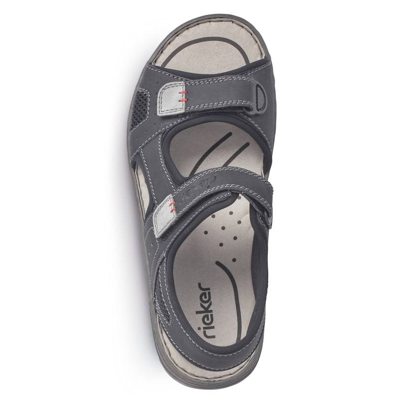 Rieker Artikelnummer 26156-02 Rieker Herren Trekkingsandalen Graphitschwarz