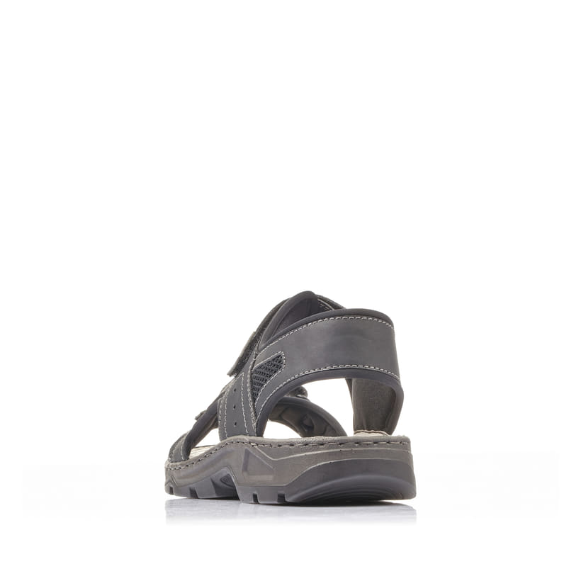 Rieker Artikelnummer 26156-02 Rieker Herren Trekkingsandalen Graphitschwarz