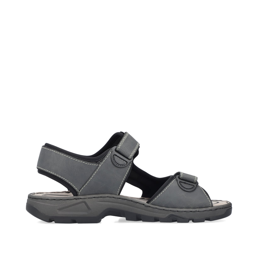 Rieker Artikelnummer 26156-47 Rieker Herren Trekkingsandalen Dunkelgrau
