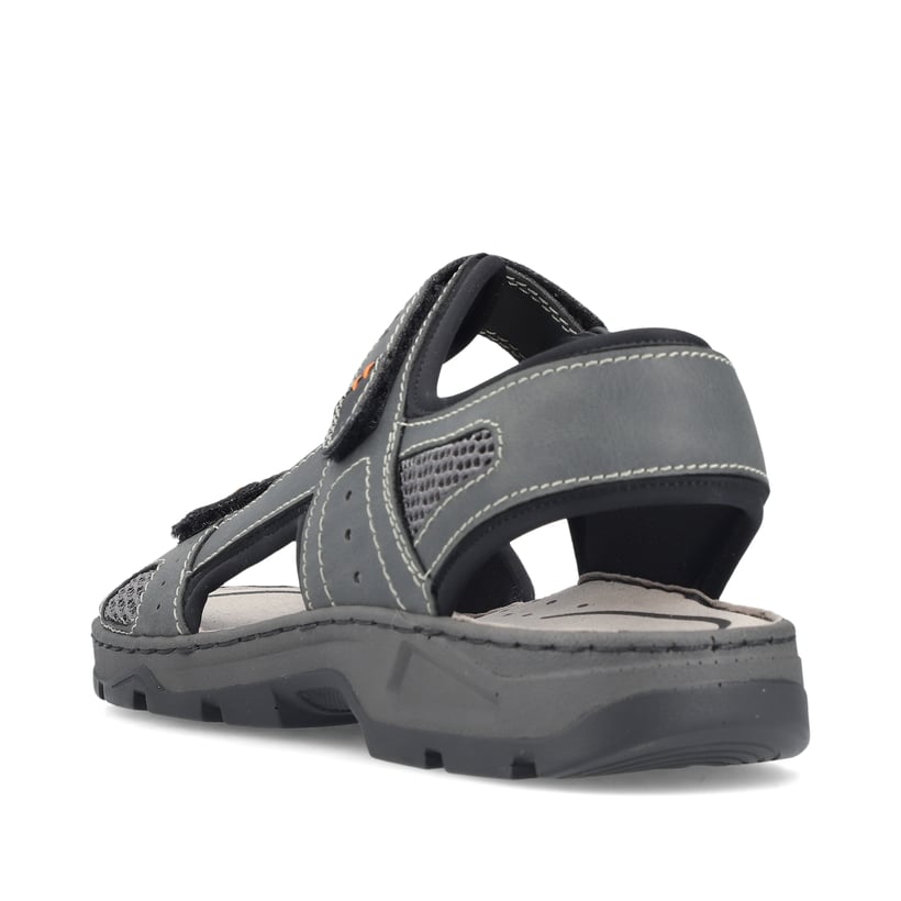 Rieker Artikelnummer 26156-47 Rieker Herren Trekkingsandalen Dunkelgrau