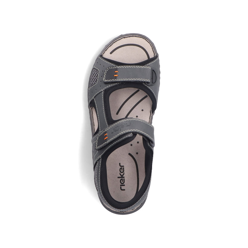 Rieker Artikelnummer 26156-47 Rieker Herren Trekkingsandalen Dunkelgrau