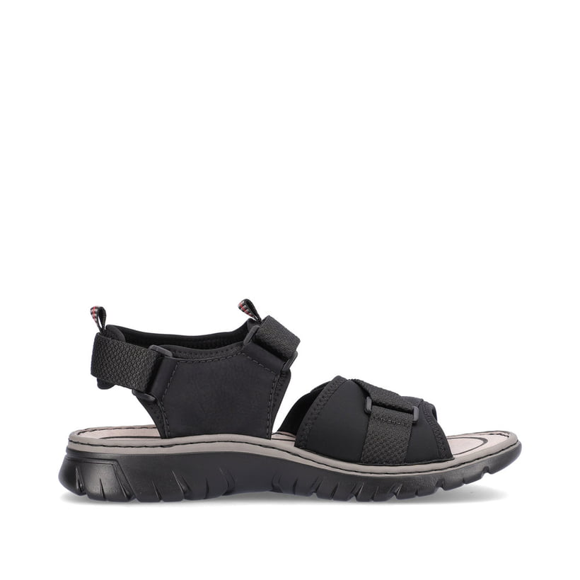 Rieker Artikelnummer 26750-00 Rieker Herren Trekkingsandalen Tiefschwarz