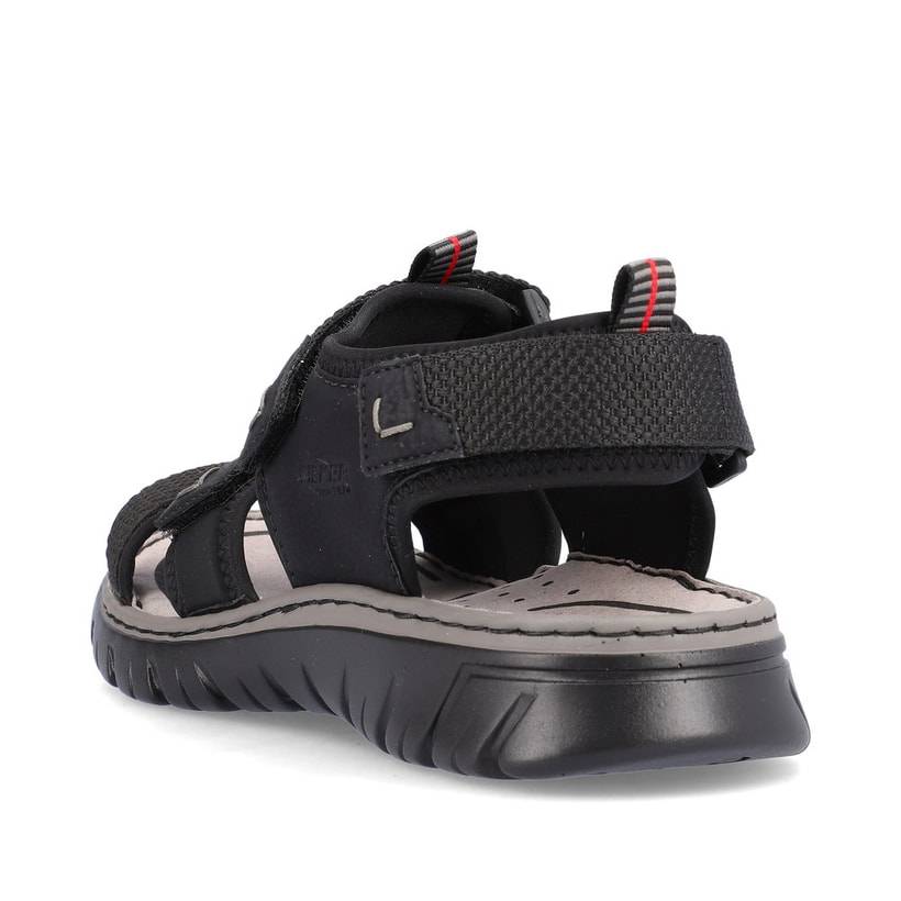Rieker Artikelnummer 26750-00 Rieker Herren Trekkingsandalen Tiefschwarz