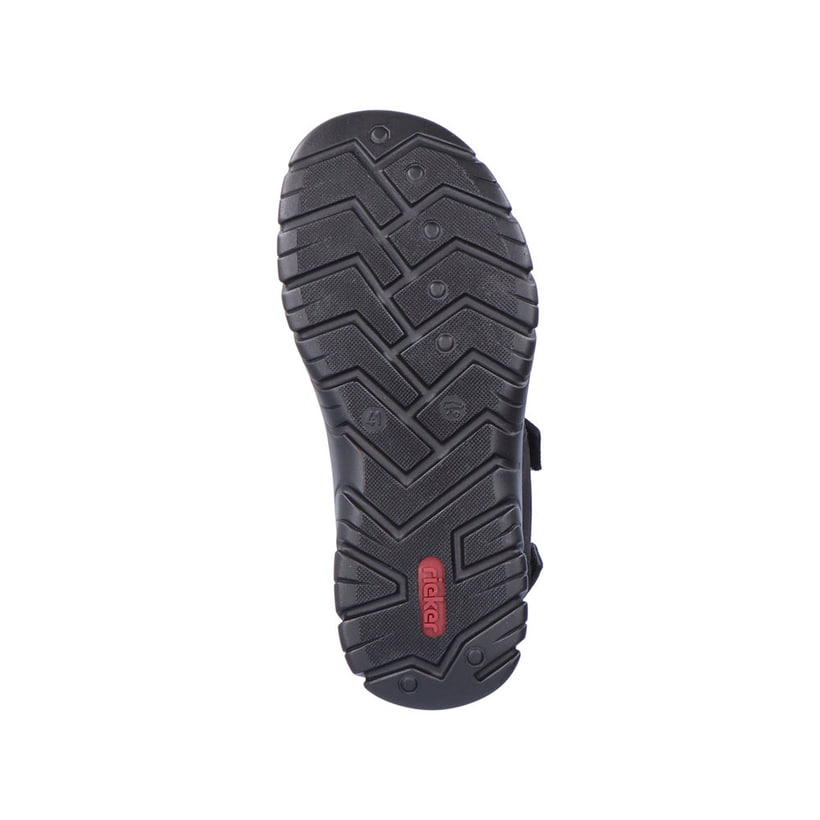 Rieker Artikelnummer 26750-00 Rieker Herren Trekkingsandalen Tiefschwarz