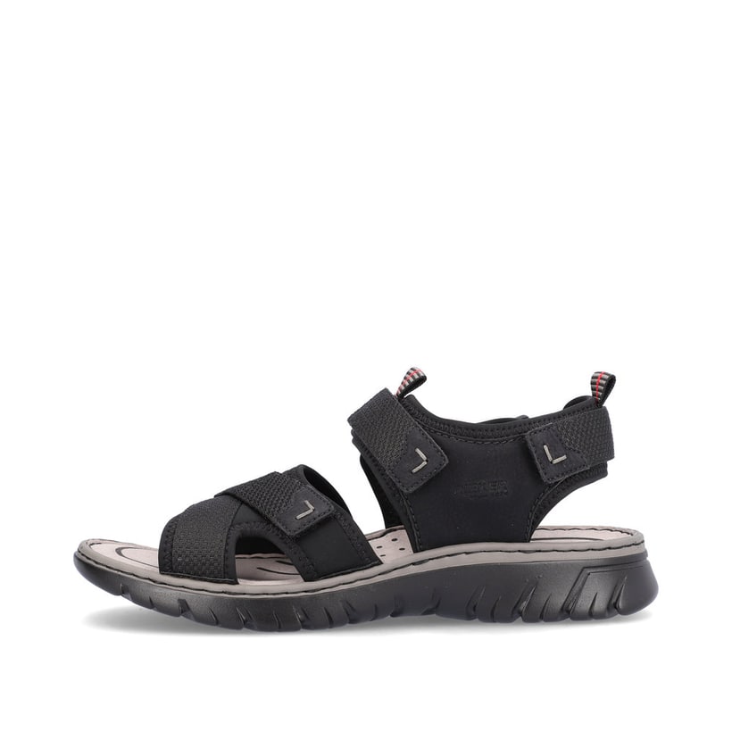 Rieker Artikelnummer 26750-00 Rieker Herren Trekkingsandalen Tiefschwarz