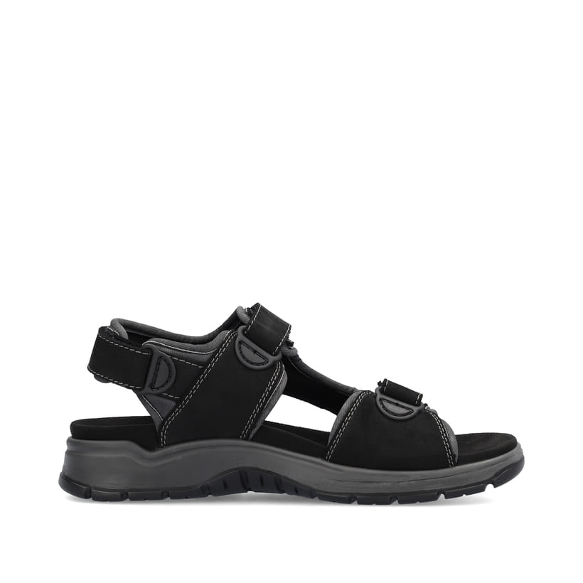 Rieker Artikelnummer 26951-00 Rieker Herren Trekkingsandalen Nachtschwarz
