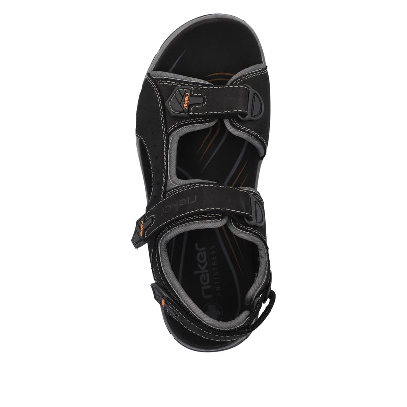 Rieker Artikelnummer 26951-00 Rieker Herren Trekkingsandalen Nachtschwarz