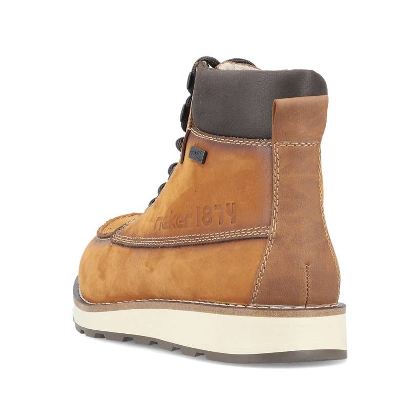Rieker Artikelnummer 30020-68 Rieker Herren Schnürstiefel Kamelbraun