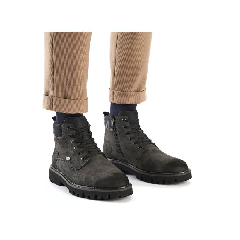 Rieker Artikelnummer 30440-45 Rieker Herren Schnürstiefel Graphitgrau