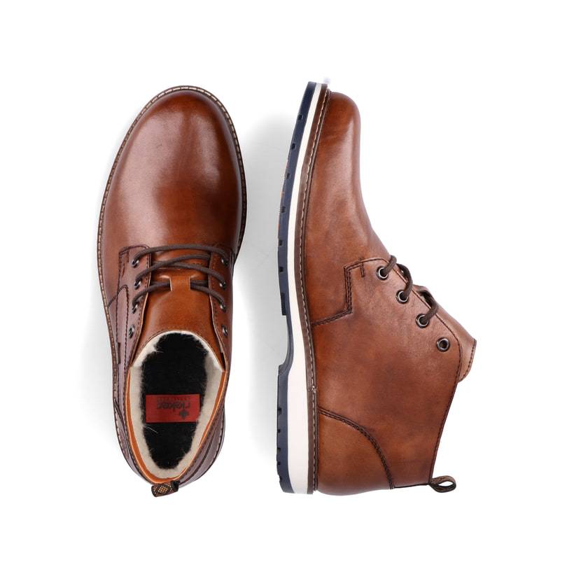 Rieker Artikelnummer 30524-23 Rieker Herren Schnürschuhe Karamellbraun