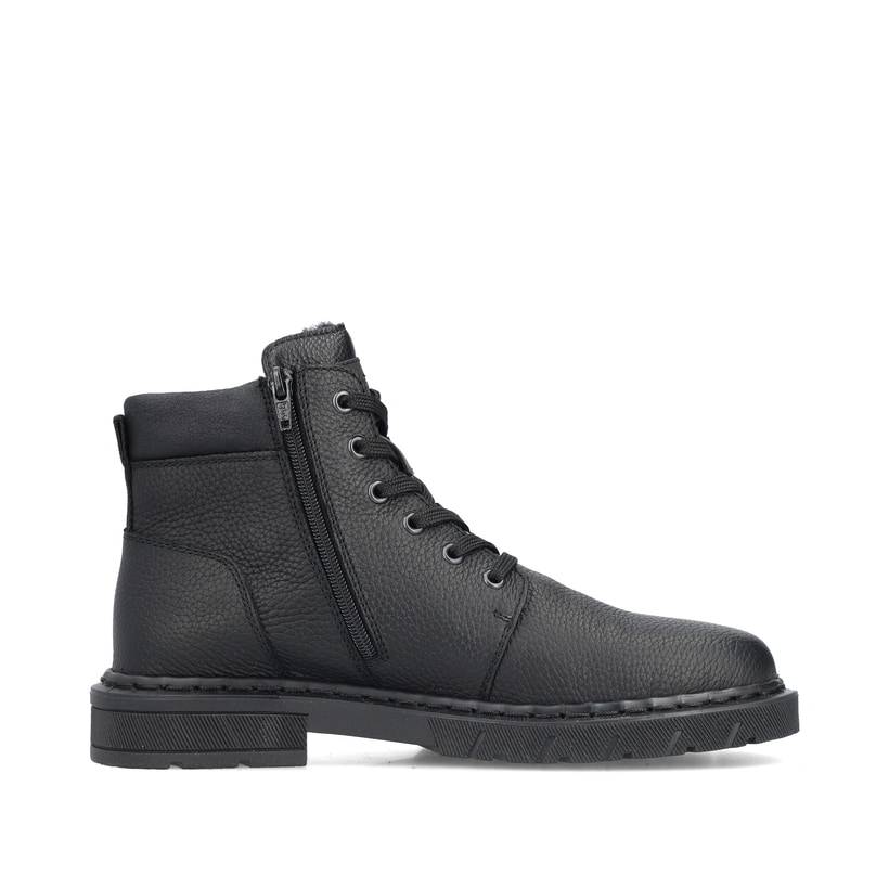 Rieker Artikelnummer 31632-00 Rieker Herren Schnürstiefel Mattschwarz