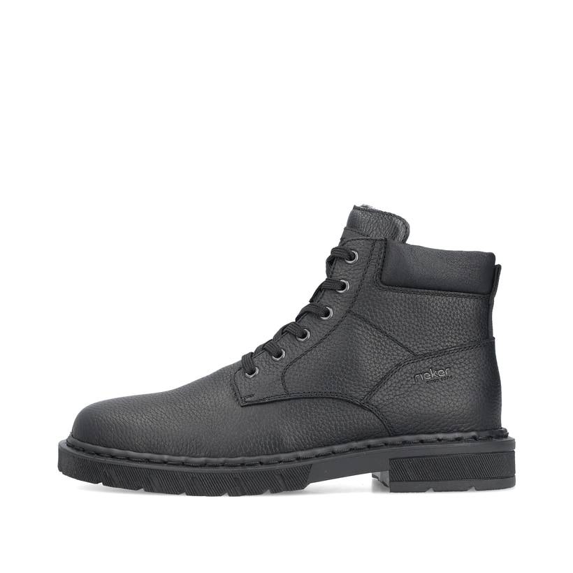 Rieker Artikelnummer 31632-00 Rieker Herren Schnürstiefel mattschwarz