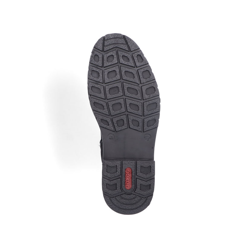 Rieker Artikelnummer 31641-00 Rieker Herren Schnürstiefel Tiefschwarz