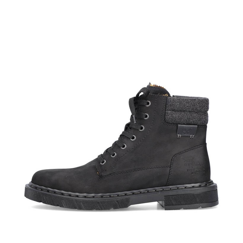 Rieker Artikelnummer 31641-00 Rieker Herren Schnürstiefel Tiefschwarz
