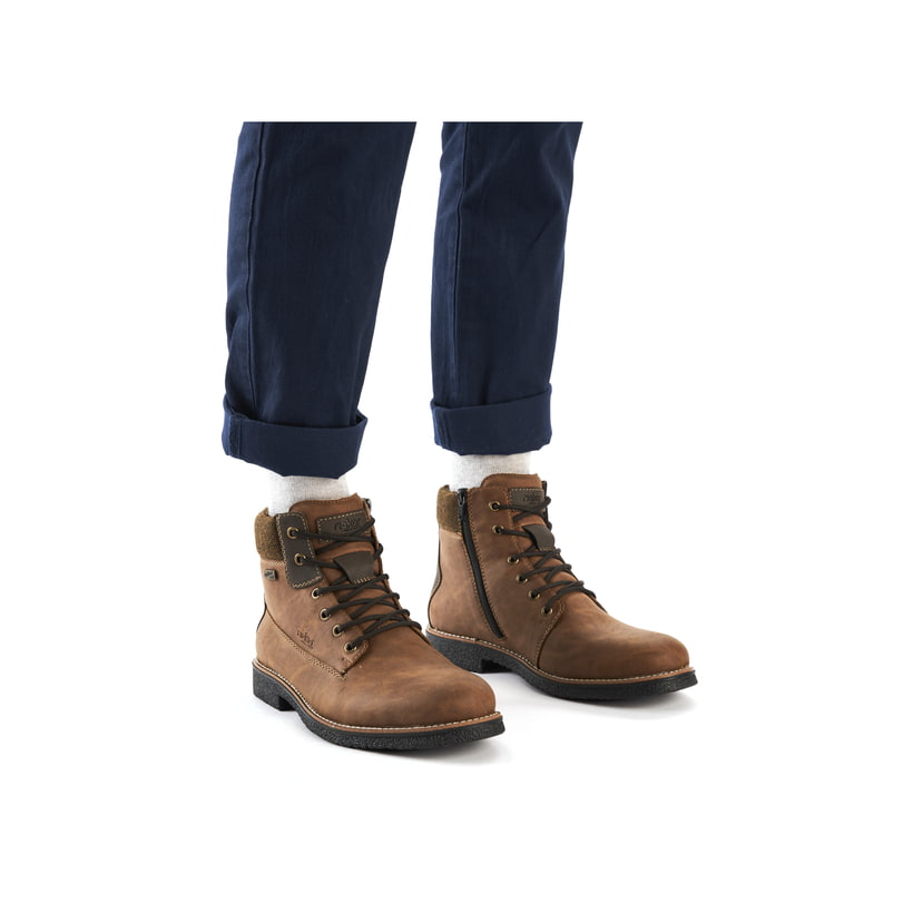 Rieker Artikelnummer 32030-24 Rieker Herren Schnürstiefel Nougatbraun