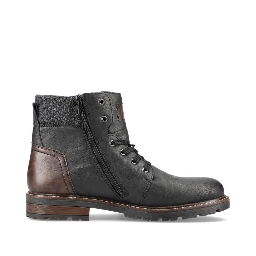 Rieker Artikelnummer 32031-01 Rieker Herren Schnürstiefel Urbanschwarz
