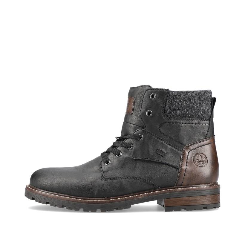 Rieker Artikelnummer 32031-01 Rieker Herren Schnürstiefel urbanschwarz