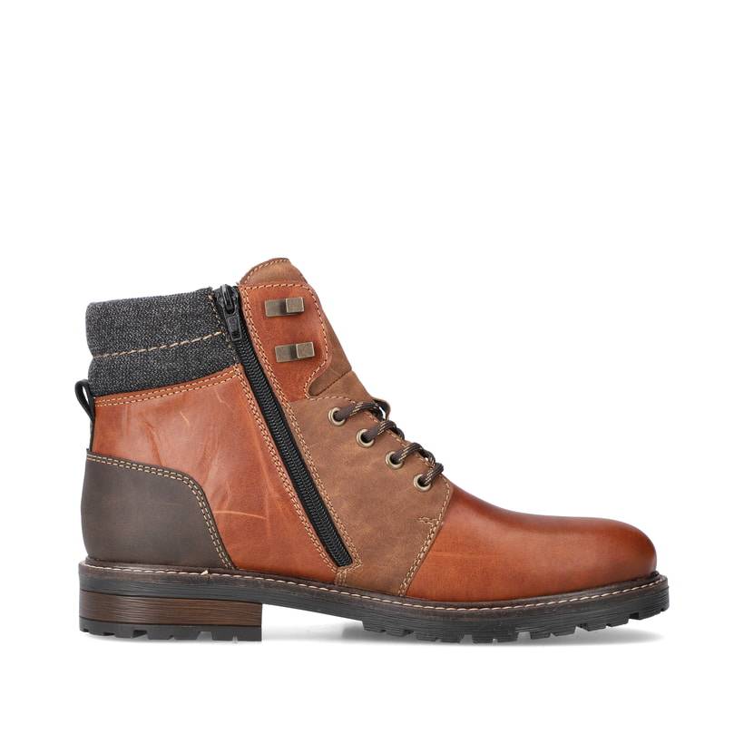 Rieker Artikelnummer 32040-25 Rieker Herren Schnürstiefel Fuchsbraun