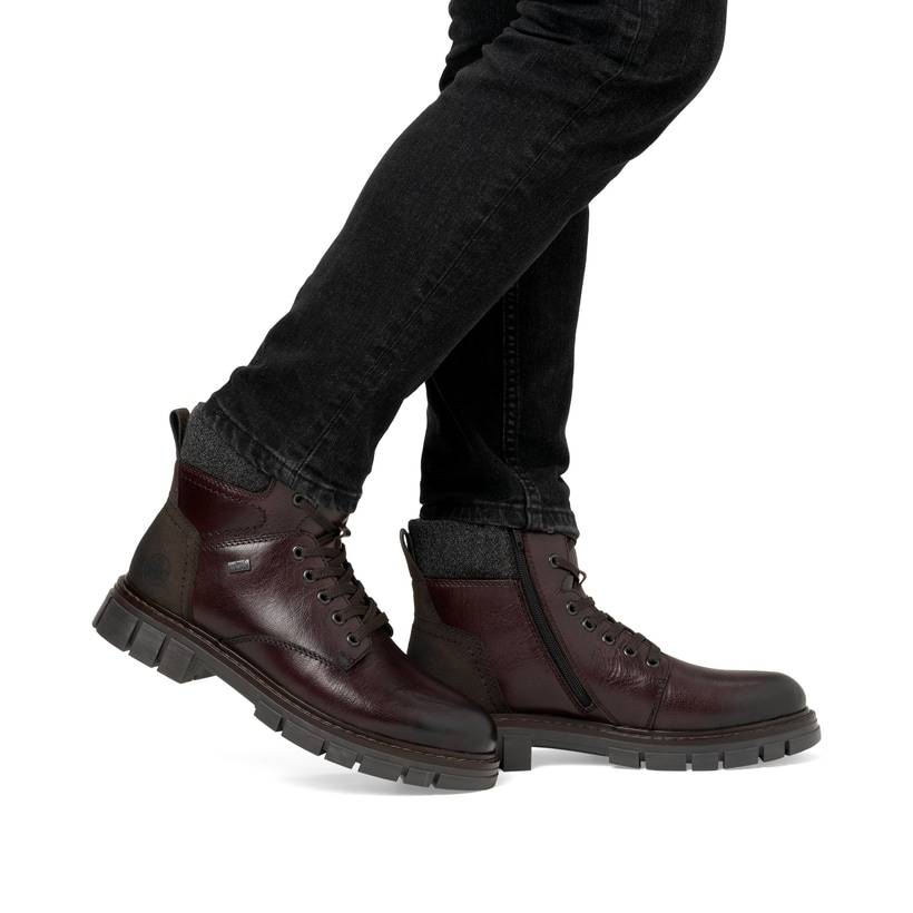 Rieker Artikelnummer 32205-25 Rieker Herren Schnürstiefel Dunkelbraun