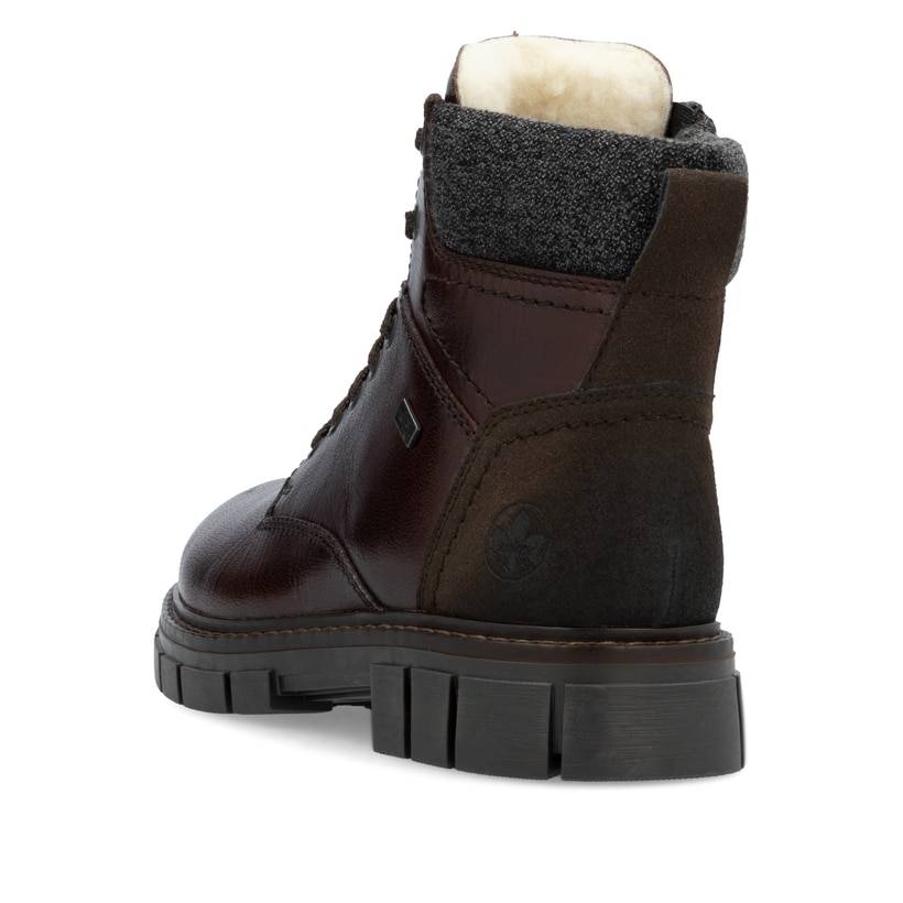 Rieker Artikelnummer 32205-25 Rieker Herren Schnürstiefel Dunkelbraun