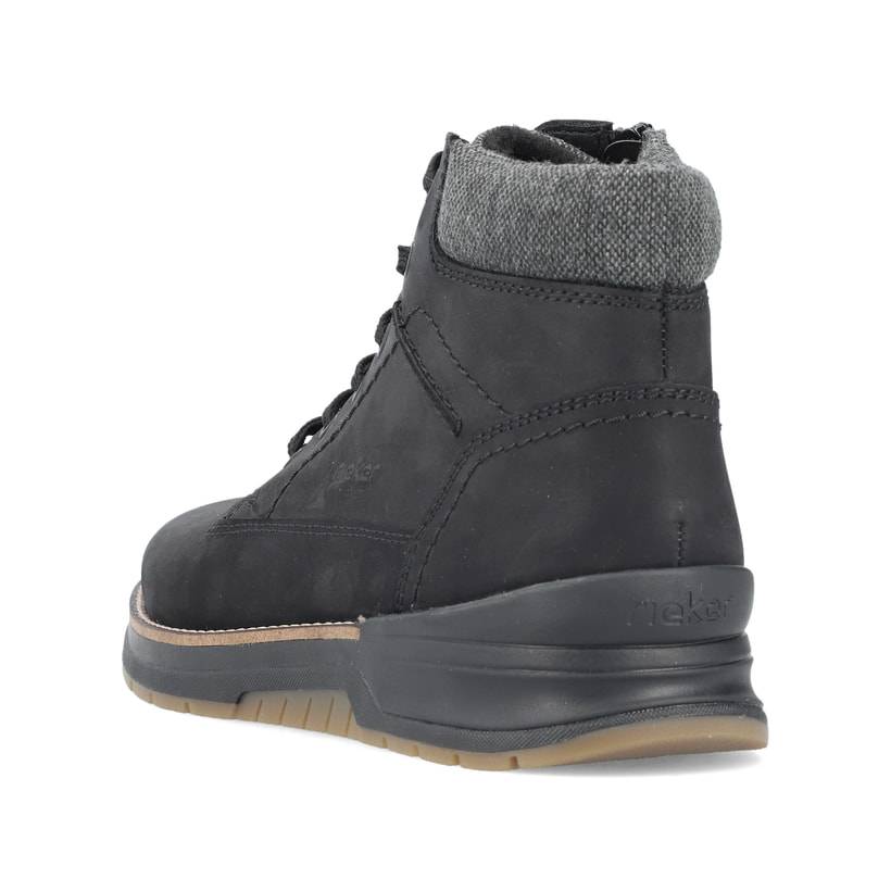 Rieker Artikelnummer 32334-00 Rieker Herren Schnürstiefel Carbonschwarz