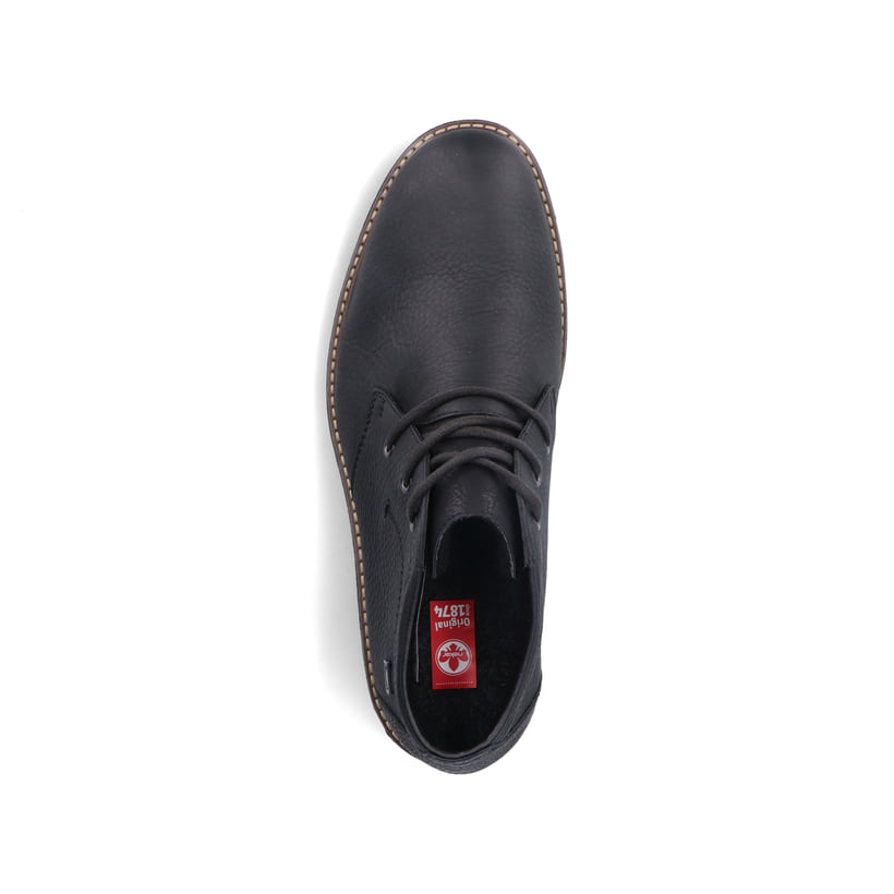 Rieker Artikelnummer 33142-00 Rieker Herren Schnürschuhe Asphaltschwarz