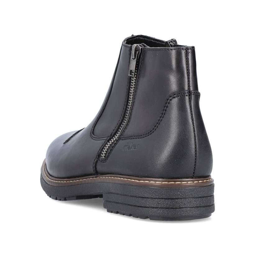 Rieker Artikelnummer 33150-00 Rieker Herren Kurzstiefel Glanzschwarz