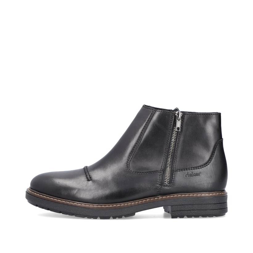Rieker Artikelnummer 33150-00 Rieker Herren Kurzstiefel glanzschwarz