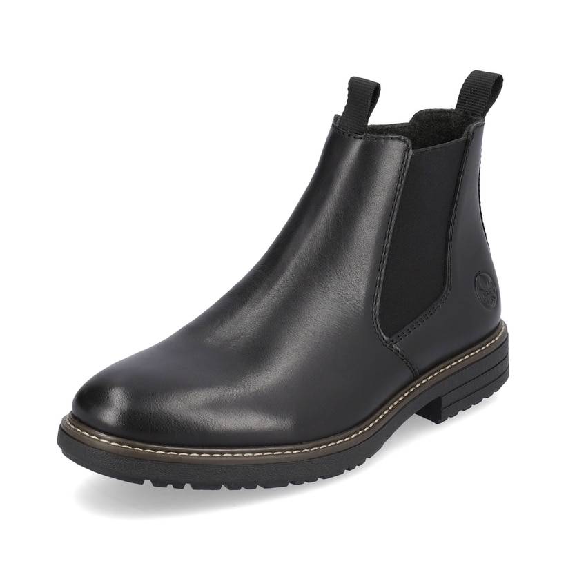 Rieker Artikelnummer 33180-00 Rieker Herren Chelsea Boots Stahlschwarz