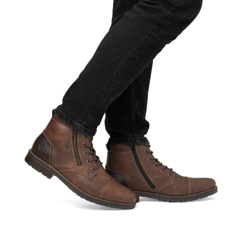 Rieker Artikelnummer 33200-27 Rieker Herren Schnürstiefel Nussbraun