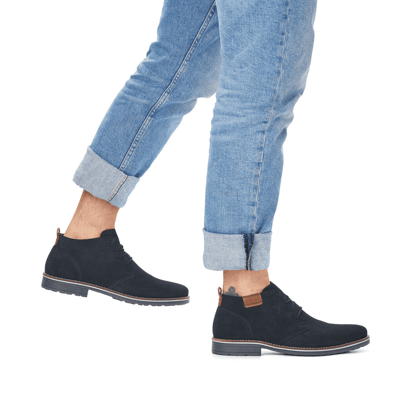 Rieker Artikelnummer 33206-14 Rieker Herren Schnürschuhe Marineblau