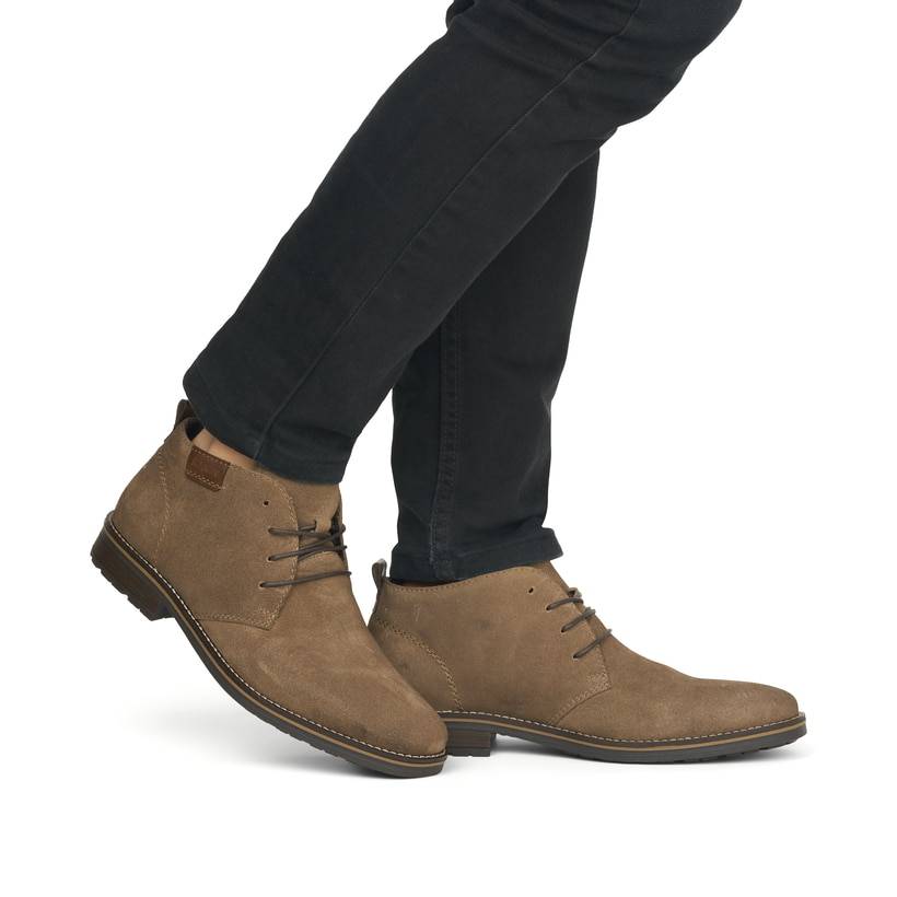 Rieker Artikelnummer 33206-26 Rieker Herren Schnürschuhe Khakigrün