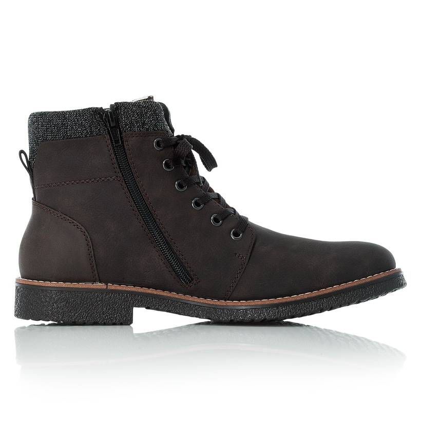 Rieker Artikelnummer 33640-25 Rieker Herren Schnürstiefel Holzbraun