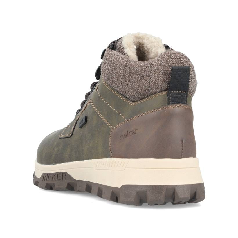 Rieker Artikelnummer 35538-54 Rieker Herren Schnürstiefel Schilfgrün