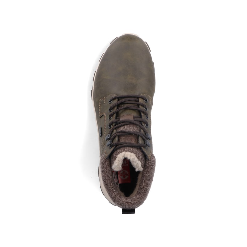 Rieker Artikelnummer 35538-54 Rieker Herren Schnürstiefel Schilfgrün