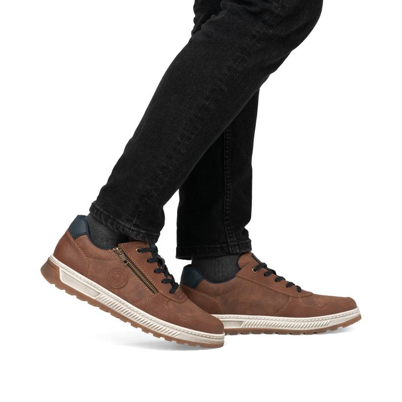 Rieker Artikelnummer 37029-24 Rieker Herren Sneaker Low Nougatbraun